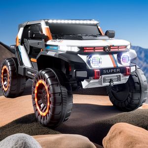 Sıcak satış büyük boy elektrikli araba çocuklar için binmek araba canavar kamyon oyuncak arabalar için çocuk akülü 4 tekerlekler araç - Product Image 5