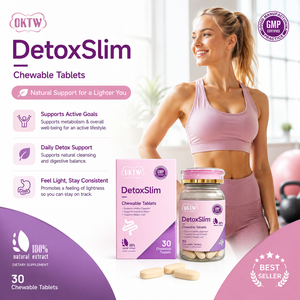 Comprimés à croquer DétoxSlim Marque Blanche – Complément de gestion du poids au vinaigre de cidre de pomme et supplément nutritionnel à base de plantes - Product Image 3
