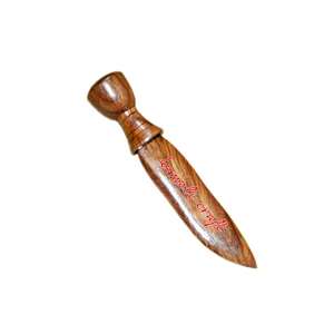 Designer Paper Cutter with Leather Sheath Custom Metal Wooden <b>Sword</b> <b>Letter</b> <b>Opener</b> - Product Image 6