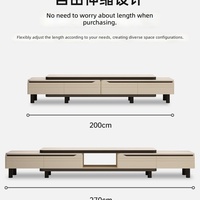 Meuble TV moderne et minimaliste pour salon, avec étagères et rangement multifonctionnel, meuble de salon en MDF sur pied