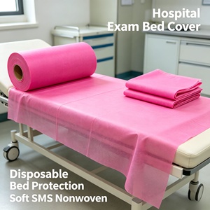 Tela No Tejida SMS Rosa de 23 g/m², Rollo de Tela No Tejida para Uso Médico, Hospitalario y Doméstico - Product Image 6