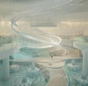 Decoración de salón de bodas Centros de mesa Escenario Inspiración Diseño Banquete Salón de bodas - Product Image 1