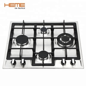 Innovadora Estufa de Gas Natural de Cuatro Quemadores con Encendido CE, Superficie de Acero Inoxidable y Alta Eficiencia, Fabricada en China - Product Image 1