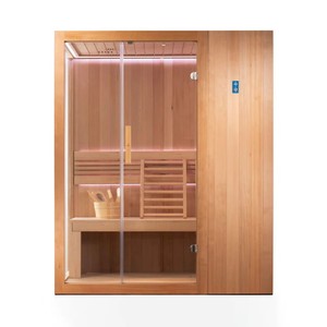 ห้องซาวน่าไม้ซีดาร์แดงสำหรับ 2 คน พร้อมกระจกกันความร้อนสูง - Product Image 3