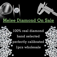 0.7mm - 4.2mm DEF VS Yuvarlak Mele Laboratuvar Elması Karat Başına Fiyatı CVD Gevşek Mele Mükemmel Kesim Laboratuvarda Yetiştirilmiş Elmas