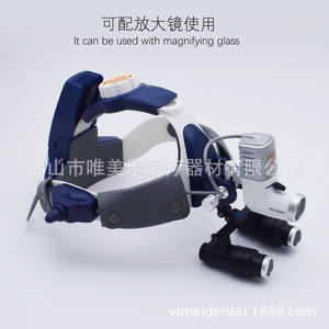 Microscopio Dental con Aumento de 4X/5X/6X, Espejo LED Quirúrgico para Conductos Radiculares Orales, Suturas Cosméticas, Soporte para Cabeza Dental - Product Image 3