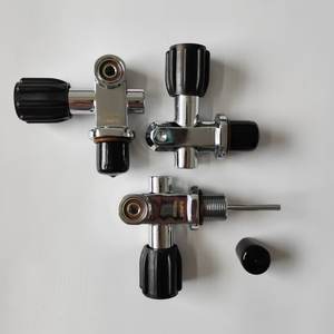 Bouteille de plongée haute pression en laiton plaqué 8L, tête de valve 3/4NPSM, réservoir de plongée pour la plongée sous-marine, en aluminium - Product Image 2