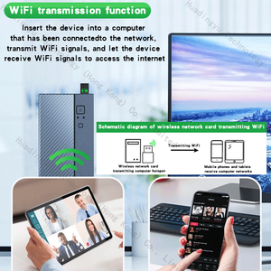 900m trình điều khiển miễn phí USB Card mạng không dây wifi6 máy tính xách tay Máy tính để bàn 5g <span class=keywords><strong>Receiver</strong></span> Transmitter Linux - Product Image 5