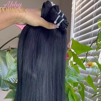Cheveux Vietnamiens Bruts Lisses 100% Vierge, Cuticules Alignées, Extensions de Cheveux Humains Bruts, Meilleure Vente en Gros