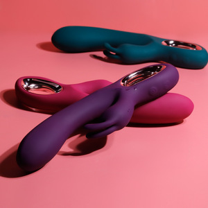 Silicone G Spot Rabbit Vibrador para Mulheres <span class=keywords><strong>Vagina</strong></span> e Nipple Wand Massager <span class=keywords><strong>Sex</strong></span> Toy e Vibrador para Mulheres Femininas - Product Image 4