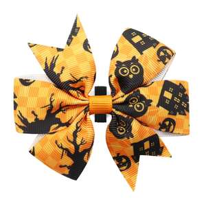 Hot Selling All Saints' Day Dog Bow Pet Tie Festival Celebration Products About Halloween Hair <b>Clips</b> With Bow Decoration for Kid - Product Image 6