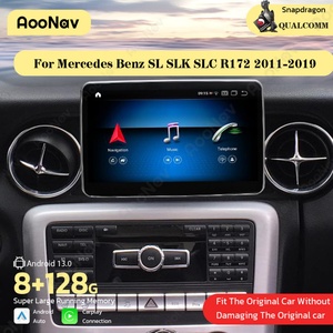 Car Radio for Mercedes Benz SL SLK SLC R172 2011-2019 Android Auto Stereo Touch Screen GPS Multimedia Navigation Player Qualcomm - Product Image 2
