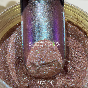 Sheenbow serie STC Glitter ombretto cosmetici ricolorato pigmento scintillante duocromo duodreyeshadadow in polvere - Product Image 2