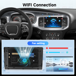 Autoradio Android Podofo Qualcomm 9 pouces pour <span class=keywords><strong>Dodge</strong></span> <span class=keywords><strong>Charger</strong></span> 2015-2021, 8 cœurs, 4+64 Go, CarPlay/Android Auto sans fil, WiFi, GPS - Product Image 3