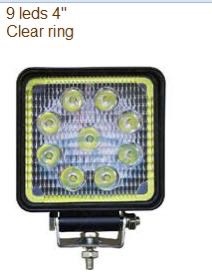 5" Square High Power <b>Work</b> Lamp Fit Off Road Vehicle,forklift,heavy Duty Truck TT-5024 5"in Head Lamp for KENWORTH /UNIDAD RECTAN - Product Image 4