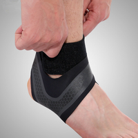 Soutien de cheville, attelle de cheville réglable respirante super élastique et confortable, 1 taille convient à tous, adaptée au sport