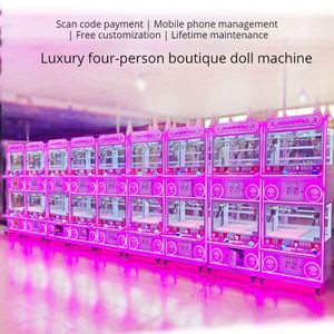 Four Person <b>Grabbing</b> <b>Machine</b> Gift Accessories Scanning Automatic Doll Four Person <b>Machine</b> Electric Toys - Product Image 4