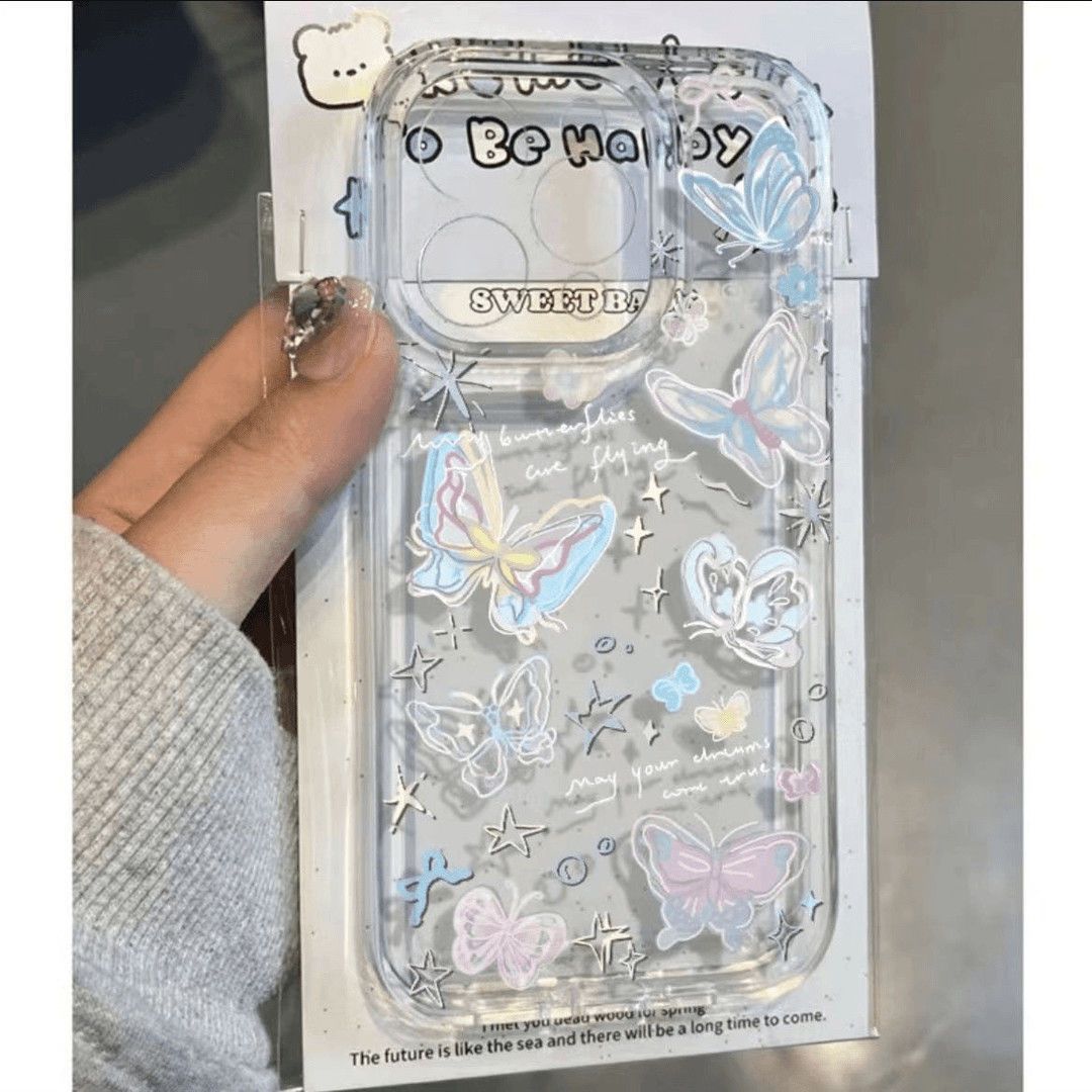 Minimalist Butterfly [Transparent Space Case]