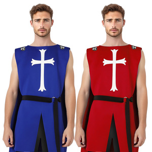 Disfraz de Caballero Templario Medieval para Hombre, Traje de Armadura para Halloween, Carnaval, Fiesta de Disfraces - Product Image 2