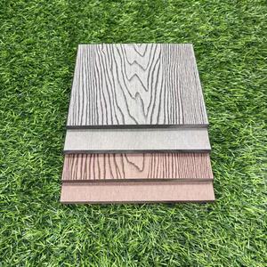 Planches de clôture WPC décoratives modernes personnalisées en gros, 140*10mm, avec design en relief 3D pour usage extérieur dans les parcs - Product Image 2