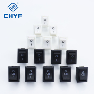 Công Tắc Bật Tắt Mini Công Tắc Bật Tắt SPST DPST Màu Đen Và Đỏ AC 250V 3A / 125V 6A Công Tắc Bật Tắt 2 Chân I/O 10*15Mm - Product Image 2