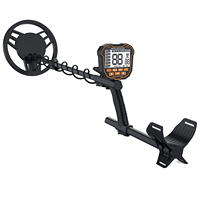 Détecteur de métaux étanche IP68 GT932 avec bobine de recherche étanche de 10 pouces pour la recherche d'or, d'argent et de reliques dans les ruisseaux, les riviers et le gravier