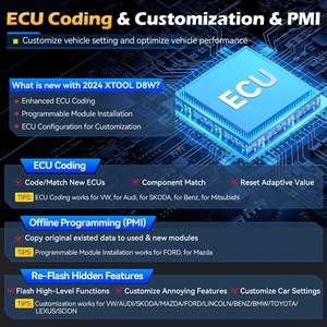 Xtool d8w EU Phiên Bản 0bd2 Chẩn Đoán Máy Quét Thông Minh OBD Túi Khí Thiết Lập Lại Công Cụ Phổ Chìa Khóa Giải Mã Chẩn Đoán Máy Cho Tất Cả Các Xe - Product Image 5