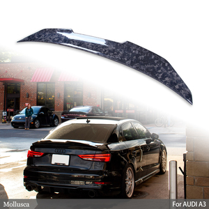 สปอยเลอร์หลังคาร์บอนไฟเบอร์แท้ทรง PSM สำหรับ A3 S3 RS3 8V ปี 2013-2020 - Product Image 1