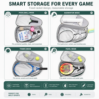 Sac à dos de sport léger et résistant à l'eau en PU et polyester, 30-40L, pour raquettes de tennis, padel et badminton – Vente en gros