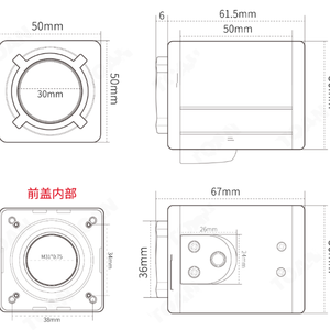 RTSP RTMP 12 Megapiksel Starlight POE 12MP IMX415 8MP IP Mini Kamera MSC338Q + OS12D40 Kartlı Web Kamerası Fotoğraf Çekimi İnsan Algılama - Product Image 3