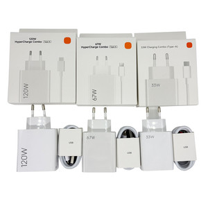 <span class=keywords><strong>Original</strong></span> 33W 67W 120W Super Fast Charger US EU UK Plug pour <span class=keywords><strong>Xiaomi</strong></span> Mobile Phone Travel USB Adapter Quick Charger - Product Image 1