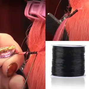 ARLANY Elastic Bead String Stretchy Hair Extension Weaving Sewing Thread Polyester Cord For Bracelet Weft Hair Extensions
