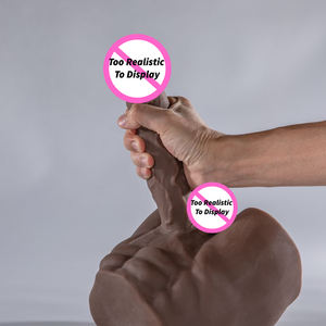 Vente en gros 2.7kg Réaliste Adulte Demi-Corps Artificiel 19cm Mâle Gode Bites Gros <span class=keywords><strong>Cul</strong></span> Mannequin Sex Toys Poupée pour Femmes - Product Image 3