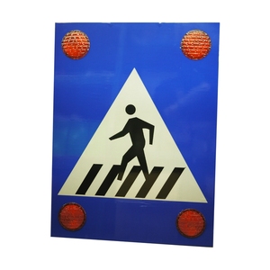 Năng lượng mặt trời LED Flashing crosswalk dấu hiệu giao thông công nghệ mới cho tăng cường khả năng hiển thị và an toàn trên đường - Product Image 2