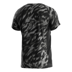 T-shirt de course à manches courtes pour homme, séchage rapide, anti-odeur, avec ventilation en maille ultra-légère, logos réfléchissants haute visibilité - Product Image 2