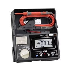 Medidor de Aislamiento Hioki IR4053, Mide la Resistencia de Paneles Fotovoltaicos con 5 Rangos de Medición, Voltaje de Prueba de 1 KV (Precisión de 0.01% + 1) - Product Image 3