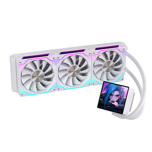 Refroidisseur d'eau pour processeur <span class=keywords><strong>AIO</strong></span> ARGB 360 mm de style 2026, 5V 3 broches 12V, radiateur en cuivre liquide avec écran LED PWM de 4,0 pouces - Product Image 6