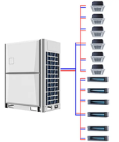 Midae 220V 50-60HZ double 2 3 4 zones tonne HP Multi Split Type Central AC système unité Gree LG VRF VRV onduleur climatiseur
