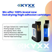 KYXXTECH KY127 Prix direct usine Imprimante à jet d'encre portable avec date d'expiration Imprimante à jet d'encre portable Tij