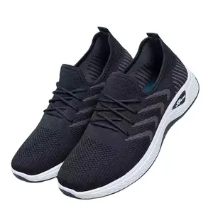Hot sale man light weight casual sport low price wholesale breathable fashion cheap stock lot sneaker shoes Vulcanize shoes