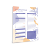 A4 A5 OEM logotipo personalizado impreso escuela Oficina planificador diario Bloc de notas para hacer la lista papel Lista de la compra Plan Bloc de notas