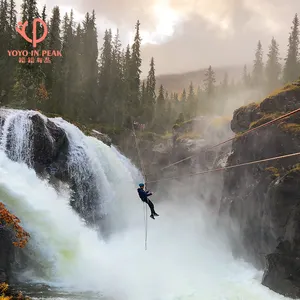 Hiburan komersial lainnya Taman Zip Line tali wahana luar ruangan gunung besar pusat hiburan anak laki-laki tantangan permainan