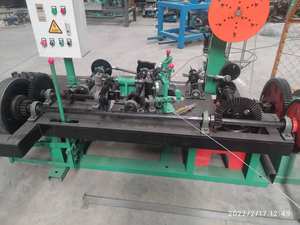 Pabrik langsung otomatis galvanis kawat berduri ganda mesin pembuat pagar/kawat Mesh membuat mesin - Product Image 2