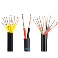 Câble blindé VGV 2/3/4/5 conducteurs en cuivre massif, gaine PVC, 1,5 mm², 2,5 mm², 4 mm², 6 mm², 10 mm², 16 mm², pour câblage souterrain de réseau électrique agricole