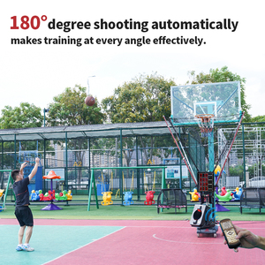 SIBOASI Professional Intelligent Basketball <strong>Shooting</strong> Machine Basketball Trainer with LED <strong>Scoreboard</strong> K2100A - Product Image 4