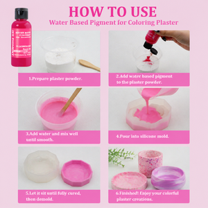 TIMESRUI, pigmento líquido fluorescente a base de agua de alta concentración, colorante que no se desvanece para manualidades y bricolaje Jesmonite - Product Image 5