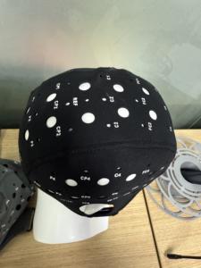 EEG-Haube 10-20-System Elektrodenplatzierungskappe 64-Kanal Hirnaktivität Elektroenzephalogramm Gehirnwellen-Monitor Headset - Product Image 6
