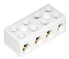 Terminal de Cerámica de 4 Vías, Bloque de Terminales de Cerámica, Conector de Porcelana, Conexión de Cerámica - Product Image 2