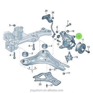 Rodamientos de Rueda Delantera Nuevos al por Mayor, Carcasas de Rodamientos de Repuesto para Volkswagen ID.3/ID.4/ID.6 BEV Motor Modelos 2021-2024 OE - Product Image 5
