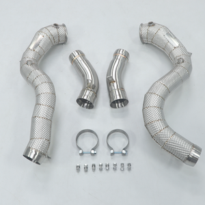 Tuyau d'échappement en stock pour MERCEDES AMG GLC63 M177 2018+ sans catalyseur avec bouclier thermique - Product Image 4